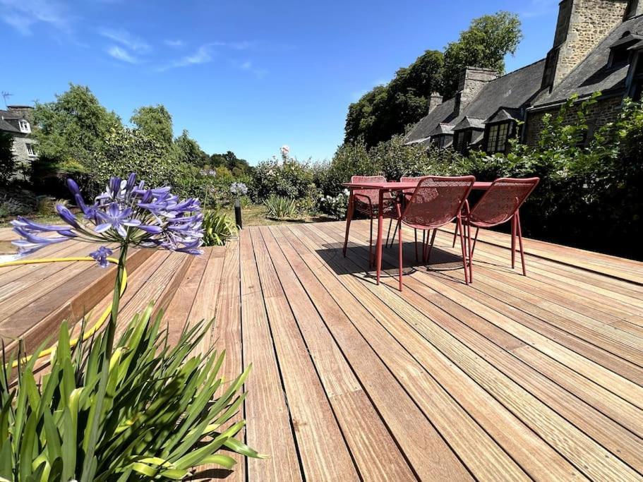Superbe Appartement Avec Jardin Dinan Centre - Jerzual Buitenkant foto