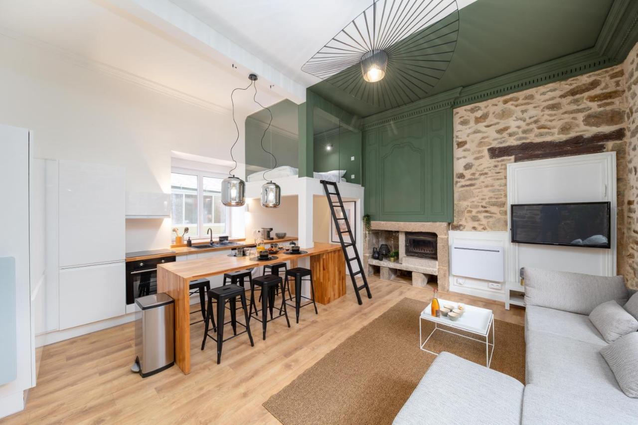 Superbe Appartement Avec Jardin Dinan Centre - Jerzual Buitenkant foto